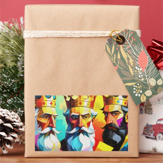 Three Kings Rechthoekige Sticker (Feestdagen)