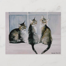 "Three Kittens" Art Reproduction Briefkaarten