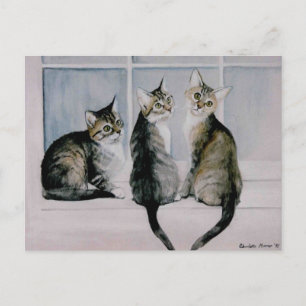"Three Kittens" Art Reproduction Briefkaarten