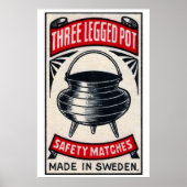 Three Legged Pot - Matchbox Print - Aesthetic Wall (Voorkant)