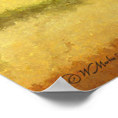 Three Line Digital Abstract Painting Poster (Hoek)