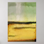 Three Line Digital Abstract Painting Poster (Voorkant)