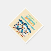 Three Little Baby Geese Graduation Party Servet (Hoek)