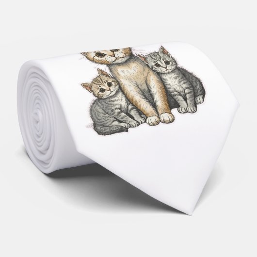 Three Little Kittens Stropdas (Opgerold)