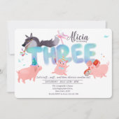 Three Little Pigs | Big Bad Wolf Storybook Kaart (Voorkant)