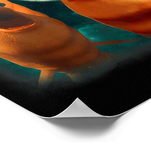 Three Marcus The Worm Howl At Moon Funny Marcus Me Poster (Hoek)