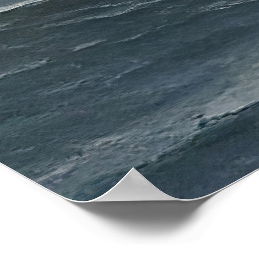 Three Mast Schooner Andrew C Pierce Poster (Hoek)