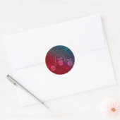 Three Monkeys Video Gaming Design Ronde Sticker (Envelop)