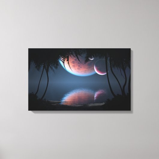 Three Moon Bay Canvas Afdruk (Voorkant)