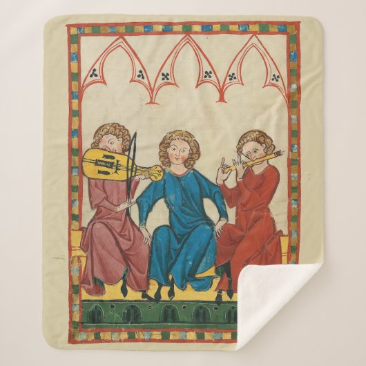 Three Musicians Sherpa Deken (Voorkant)