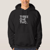 THREE ONE TWO Area Code 312 Chicago IL Illinois US Hoodie (Voorkant)