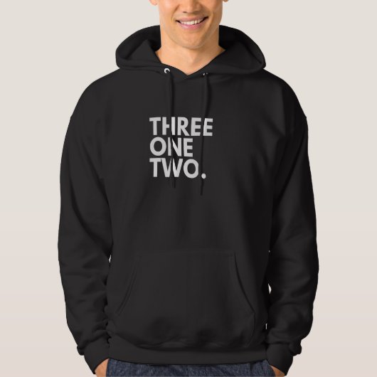THREE ONE TWO Area Code 312 Chicago IL Illinois US Hoodie (Voorkant)