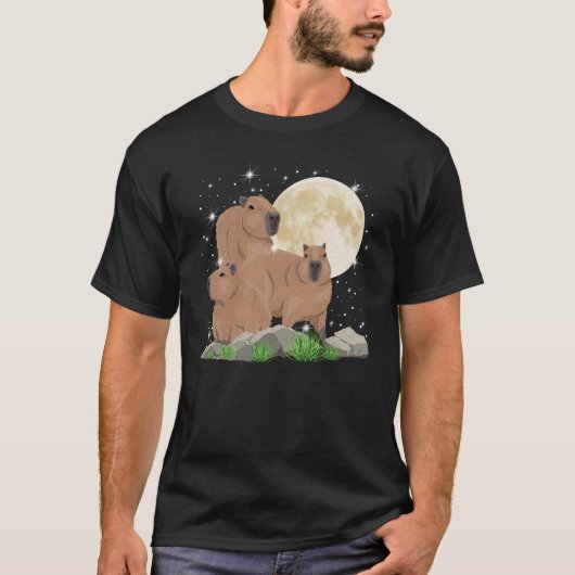 Three Opposum Moon With 3 Possums And Dead Moon T-shirt (Voorkant)