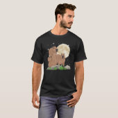 Three Opposum Moon With 3 Possums And Dead Moon T-shirt (Voorkant volledig)