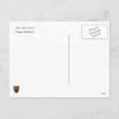 Three Owls Christmas Postcard Feestdagenkaart (Achterkant)