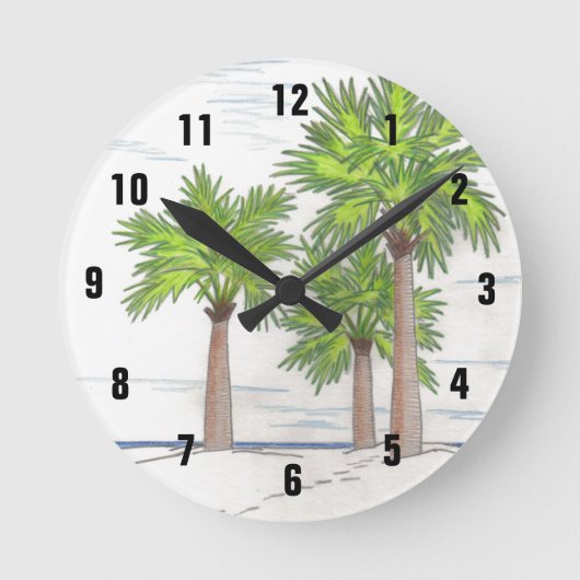THREE PALMS klok (Voorkant)