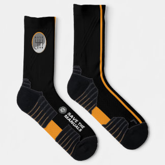 THREE PEDAL NATION Crew Socks Sokken