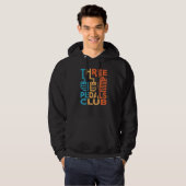 Three Pedals Club   Manual Car Driver Vintage Hoodie (Voorkant volledig)