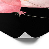 Three Pink Balloons Happy Nursery Poster (Hoek)