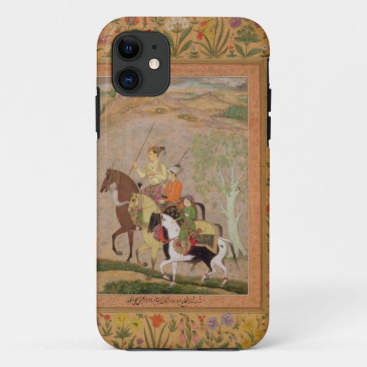 Three Princes Going Hunting, c.1635 (gouache on pa Case-Mate iPhone Case (Achterkant)