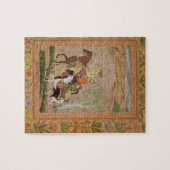 Three Princes Going Hunting, c.1635 (gouache on pa Legpuzzel (Horizontaal)