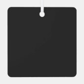 Three Raccoons With The Moon Galaxy Christmas  Metalen Ornament (Achterkant)