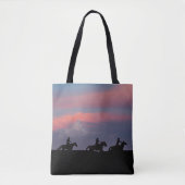Three Riders, One Horizon Tote Bag (Voorkant)