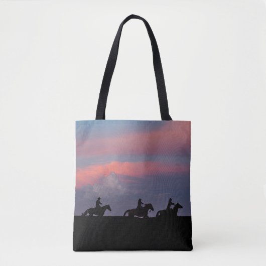 Three Riders, One Horizon Tote Bag (Voorkant)
