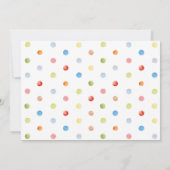 Three Ring Circus 3rd Birthday Carnival Photo Kaart (Achterkant)