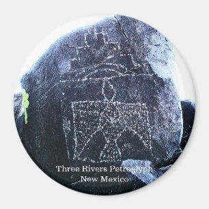 Three Rivers Petroglyf Magneet