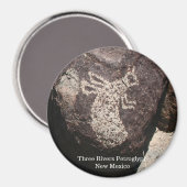 Three Rivers Petroglyph Magneet (Voorkant / Achterkant)