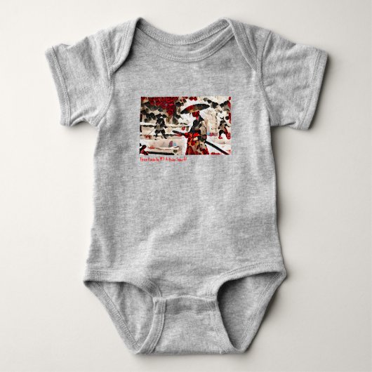 Three Ronin - Artiest - NFT Artisans SamurAI Baby Romper (Voorkant)