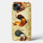 Three Roosters Case-Mate iPhone Case (Achterkant)