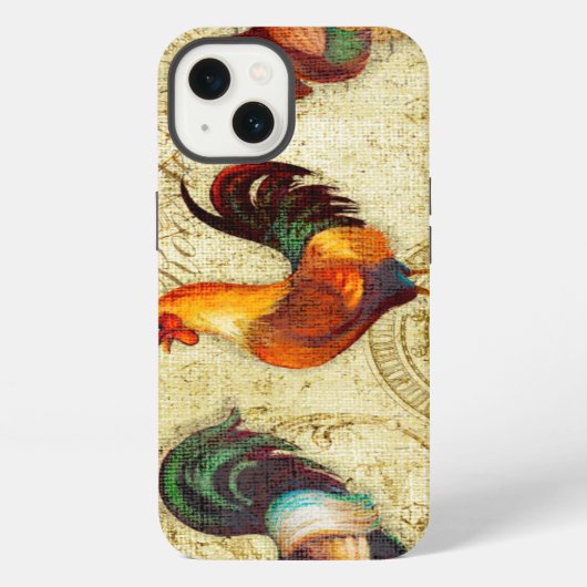 Three Roosters iPhone Hoesje (Achterkant)