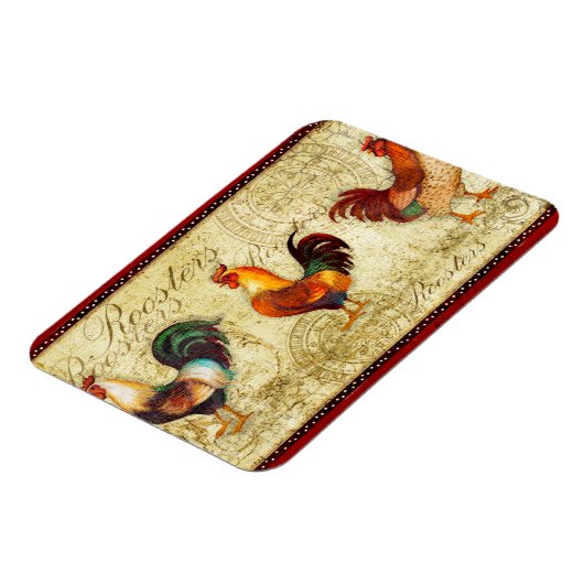 Three Roosters Magneet (Linkerzijde)