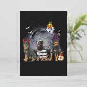 Three Rottweilers Satan Witch Mummy Halloween Cost Aankondiging (Staand voorkant)