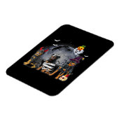 Three Rottweilers Satan Witch Mummy Halloween Cost Magneet (Linkerzijde)