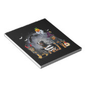 Three Rottweilers Satan Witch Mummy Halloween Cost Notitieblok (Schuin)