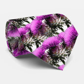 Three Scottish Thistles Stropdas (Opgerold)