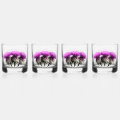 Three Scottish Thistles Whisky Glas (Achterkant)