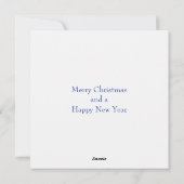 Three Seals with Santa hats Merry Christmas Feestdagenkaart (Achterkant)