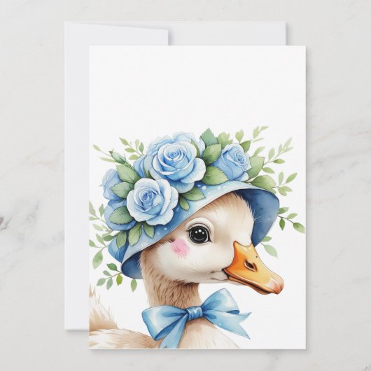 Three Silly Goose Boy 3rd Birthday  Invitation Kaart (Achterkant)