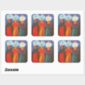 Three Sisters 2007 Vierkante Sticker (Vel)