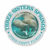 Three Sisters Springs (rd) Sticker (Voorkant)