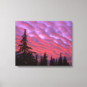 Three Sisters Wilderness, Oregon Canvas Afdruk