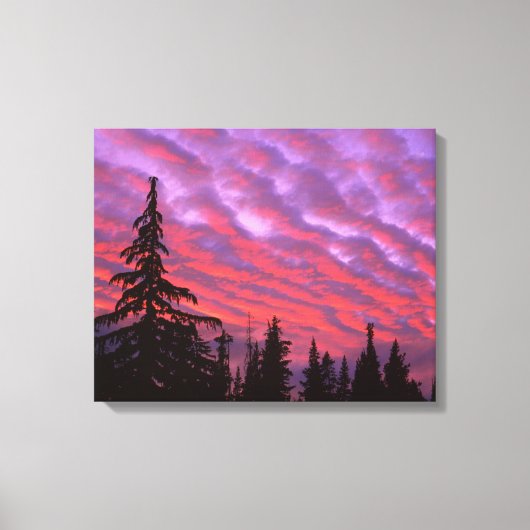 Three Sisters Wilderness, Oregon Canvas Afdruk (Voorkant)