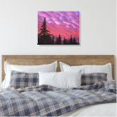 Three Sisters Wilderness, Oregon Canvas Afdruk (Insitu (Slaapkamer))