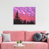 Three Sisters Wilderness, Oregon Canvas Afdruk (Insitu (Woonkamer))
