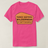 Three Sisters Wilderness Willamette National Fores T-shirt (Design voorkant)