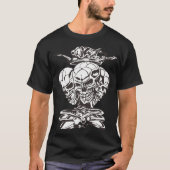 Three Skulls with Crown T-shirt (Voorkant)